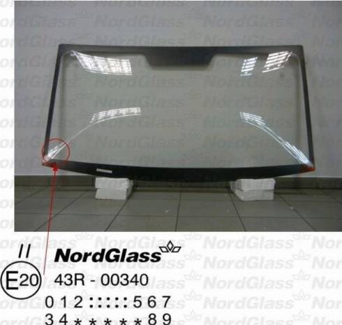 NordGlass 4044009 - Вітрове скло autocars.com.ua