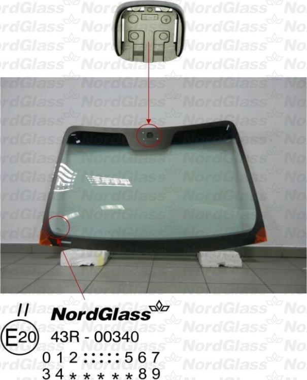 NordGlass 4044028 - Вітрове скло autocars.com.ua