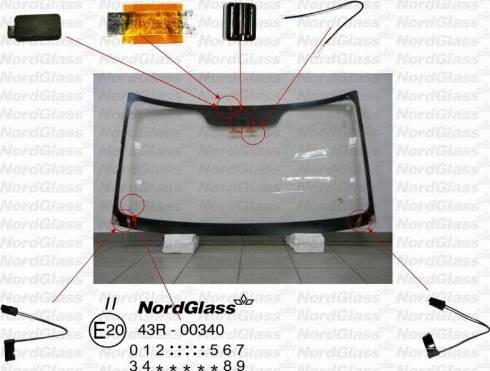 NordGlass 4044041 - Ветровое стекло avtokuzovplus.com.ua