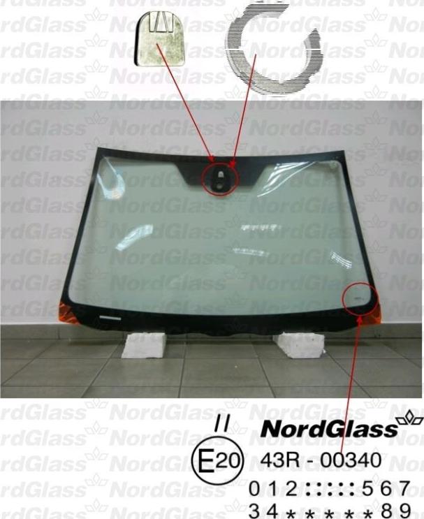 NordGlass 4044055 - Ветровое стекло avtokuzovplus.com.ua
