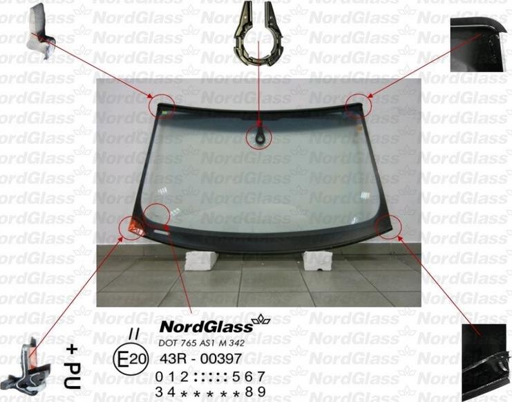 NordGlass 4044071 - Ветровое стекло avtokuzovplus.com.ua