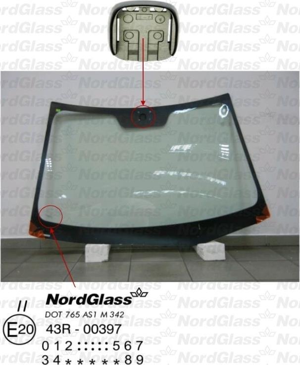 NordGlass 4044073 - Ветровое стекло avtokuzovplus.com.ua