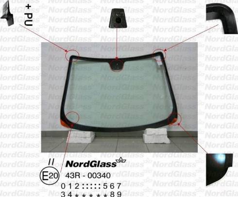 NordGlass 4044090 - Ветровое стекло avtokuzovplus.com.ua