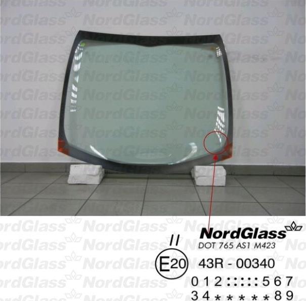 NordGlass 4044091 - Вітрове скло autocars.com.ua