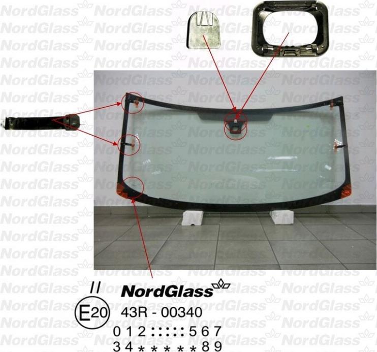 NordGlass 4044112 - Ветровое стекло avtokuzovplus.com.ua