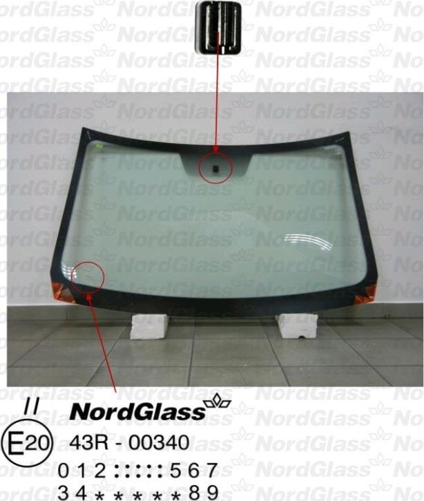 NordGlass 4044125 - Ветровое стекло avtokuzovplus.com.ua