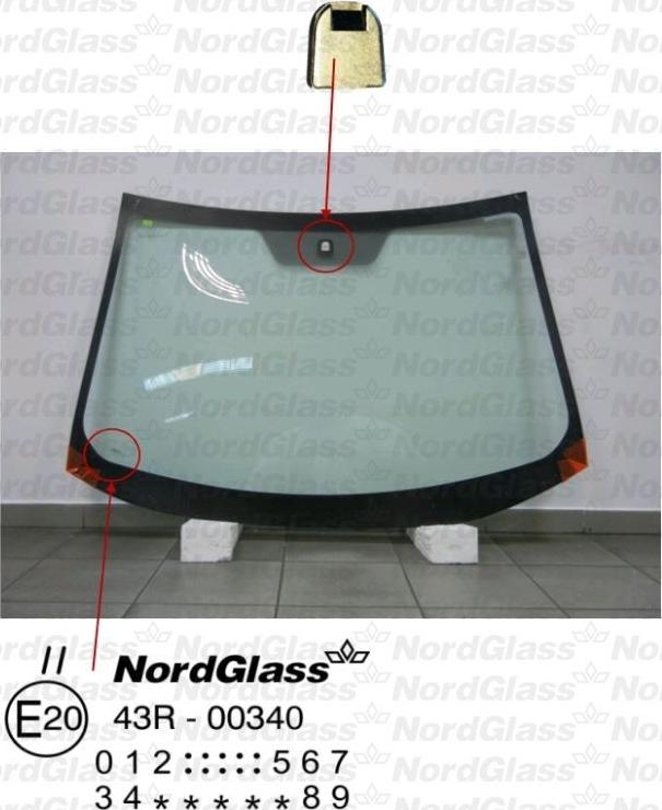 NordGlass 4044150 - Ветровое стекло avtokuzovplus.com.ua