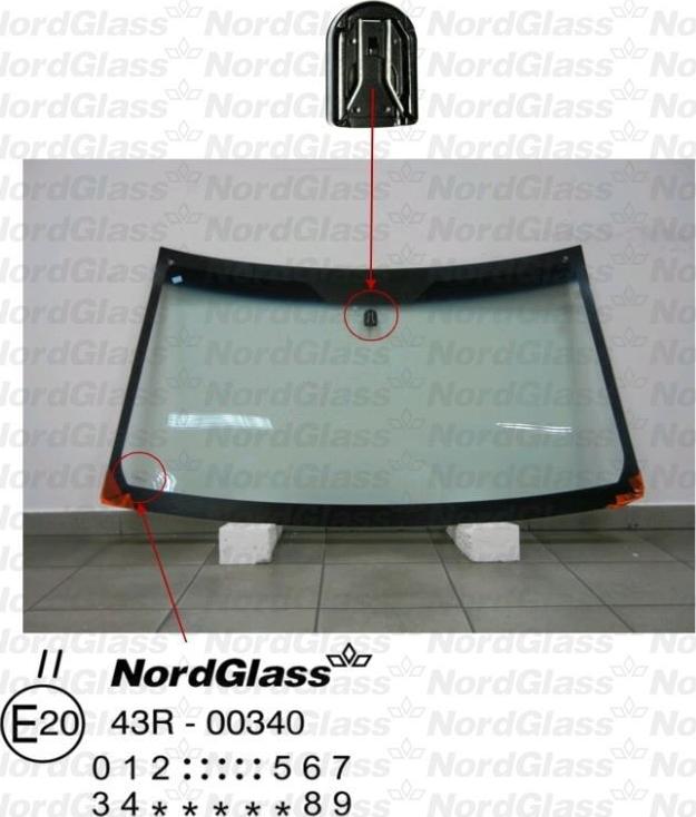 NordGlass 4044164 - Ветровое стекло avtokuzovplus.com.ua