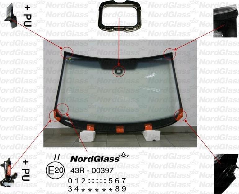 NordGlass 4044191 - Ветровое стекло avtokuzovplus.com.ua