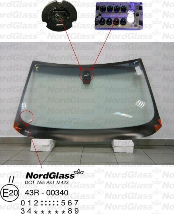 NordGlass 4044193 - Ветровое стекло avtokuzovplus.com.ua