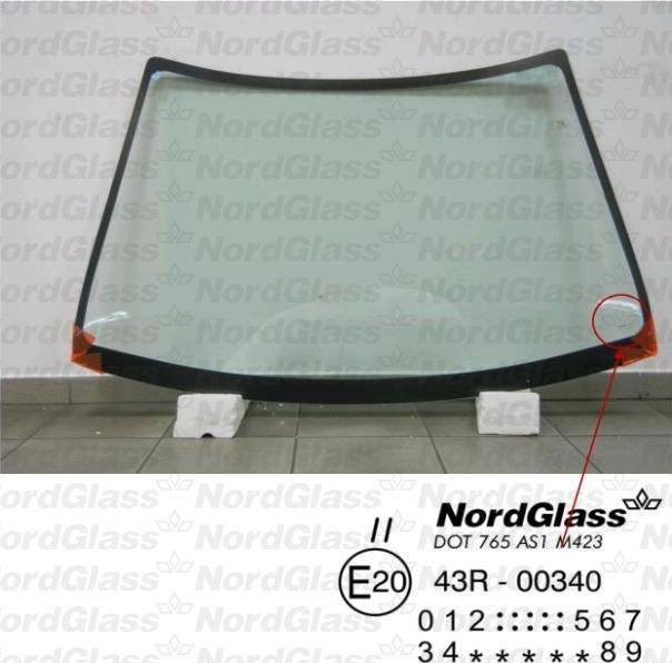 NordGlass 4044222 - Вітрове скло autocars.com.ua