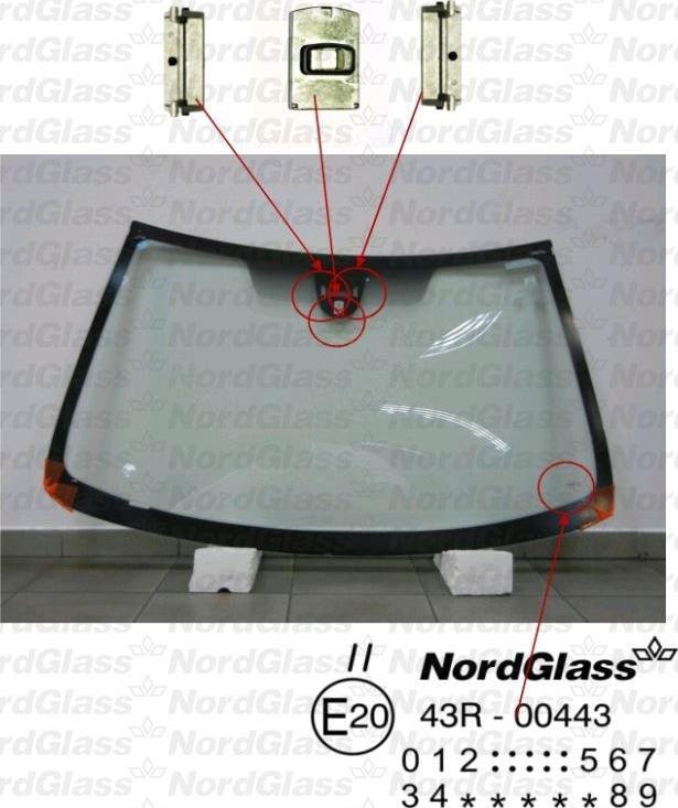 NordGlass 4044232 - Ветровое стекло avtokuzovplus.com.ua