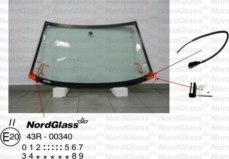 NordGlass 4044236 - Ветровое стекло avtokuzovplus.com.ua