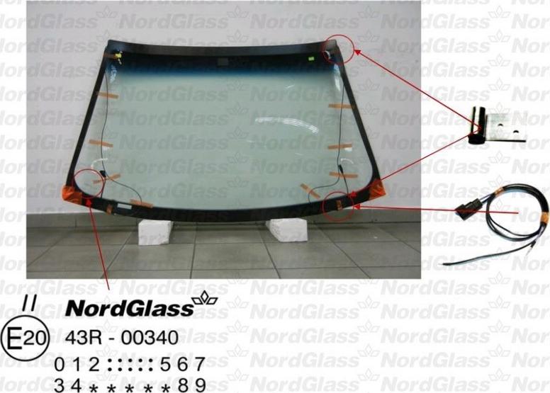 NordGlass 4044237 - Ветровое стекло avtokuzovplus.com.ua