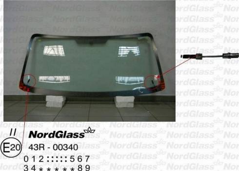 NordGlass 4044242 - Ветровое стекло avtokuzovplus.com.ua