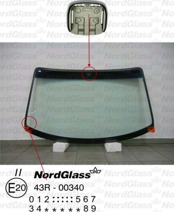 NordGlass 4044243 - Ветровое стекло avtokuzovplus.com.ua