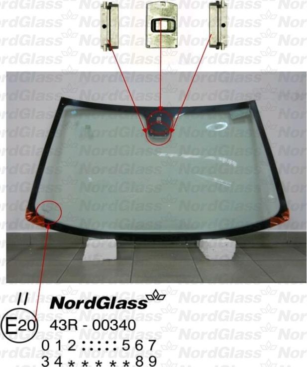NordGlass 4044247 - Ветровое стекло avtokuzovplus.com.ua