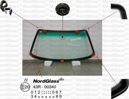 NordGlass 4044259 - Ветровое стекло avtokuzovplus.com.ua