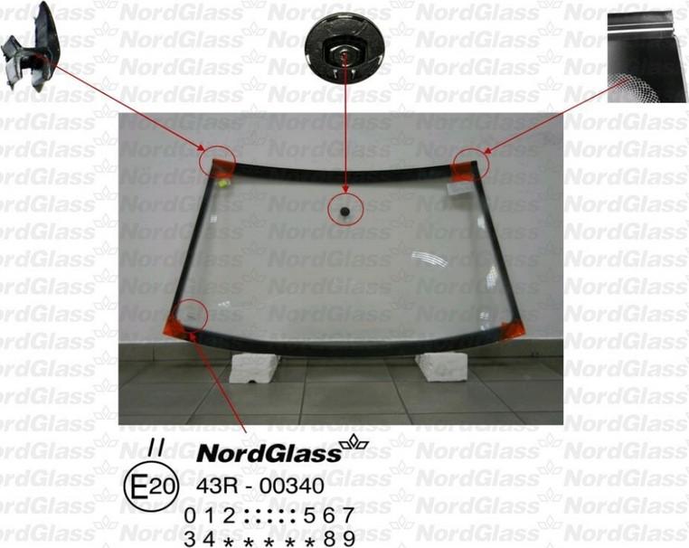 NordGlass 4044262 - Ветровое стекло avtokuzovplus.com.ua