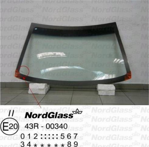 NordGlass 4044269 - Вітрове скло autocars.com.ua