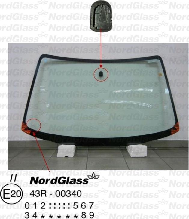 NordGlass 4044273 - Ветровое стекло avtokuzovplus.com.ua