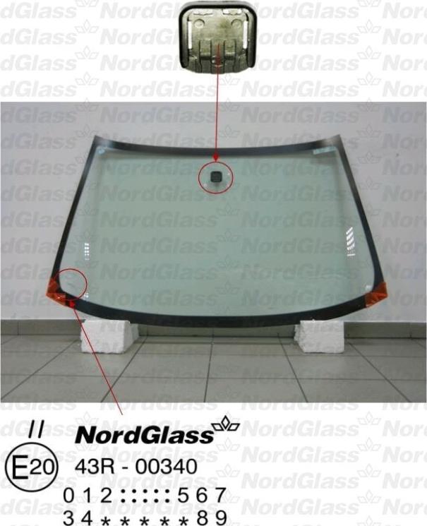 NordGlass 4044281 - Вітрове скло autocars.com.ua