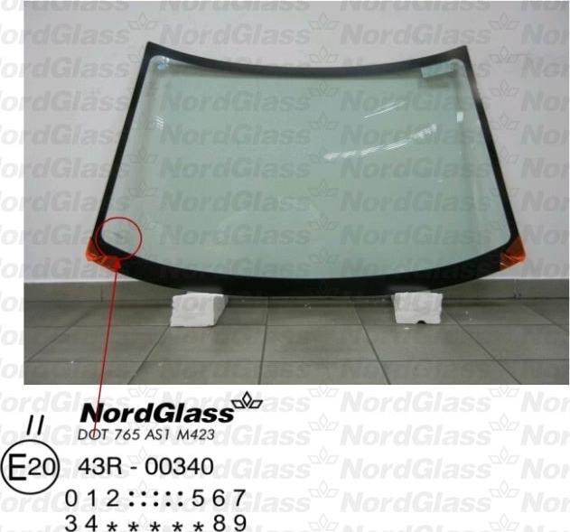 NordGlass 4044283 - Вітрове скло autocars.com.ua