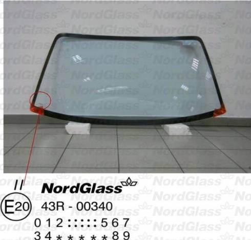 NordGlass 4044290 - Вітрове скло autocars.com.ua