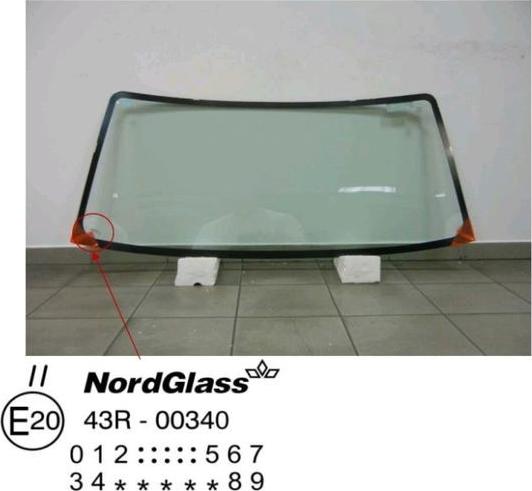NordGlass 4044295 - Ветровое стекло avtokuzovplus.com.ua