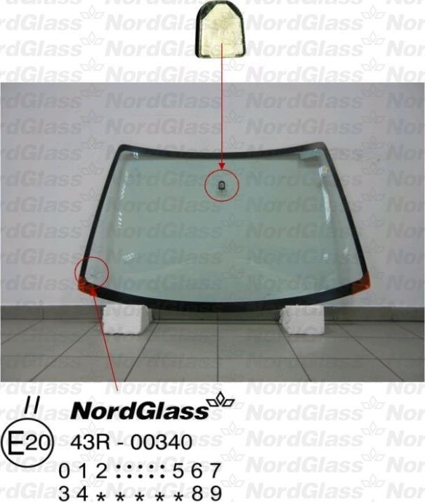 NordGlass 4044329 - Вітрове скло autocars.com.ua