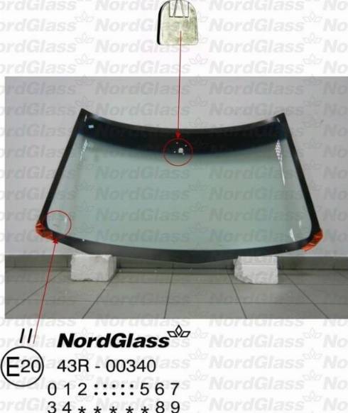 NordGlass 4044351 - Вітрове скло autocars.com.ua