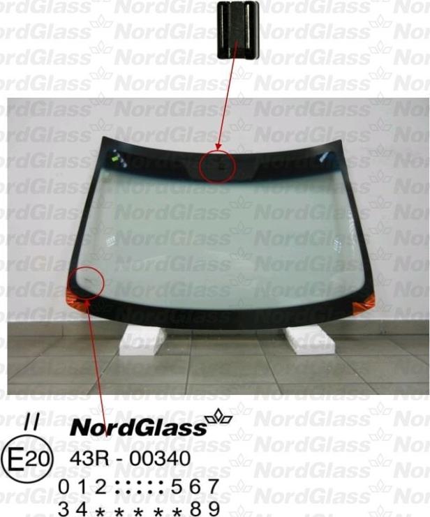 NordGlass 4044354 - Вітрове скло autocars.com.ua