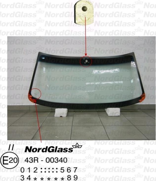 NordGlass 4044359 - Ветровое стекло avtokuzovplus.com.ua