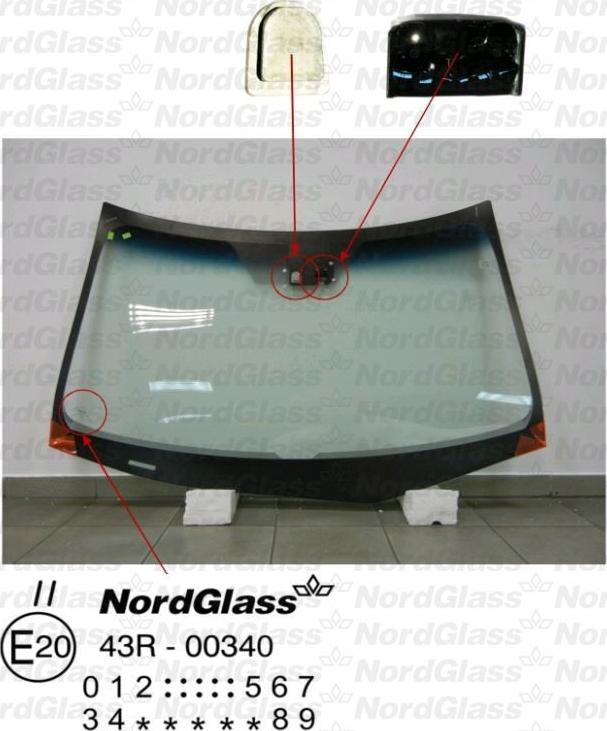 NordGlass 4044403 - Ветровое стекло avtokuzovplus.com.ua