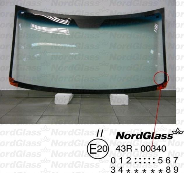 NordGlass 4045833 - Вітрове скло autocars.com.ua