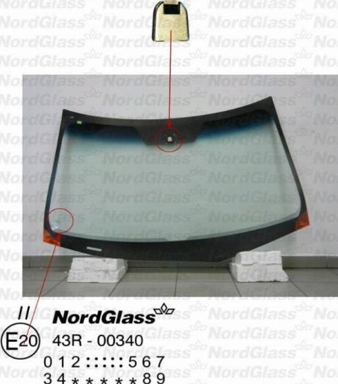 NordGlass 4044406 - Ветровое стекло avtokuzovplus.com.ua