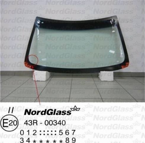 NordGlass 4044427 - Вітрове скло autocars.com.ua