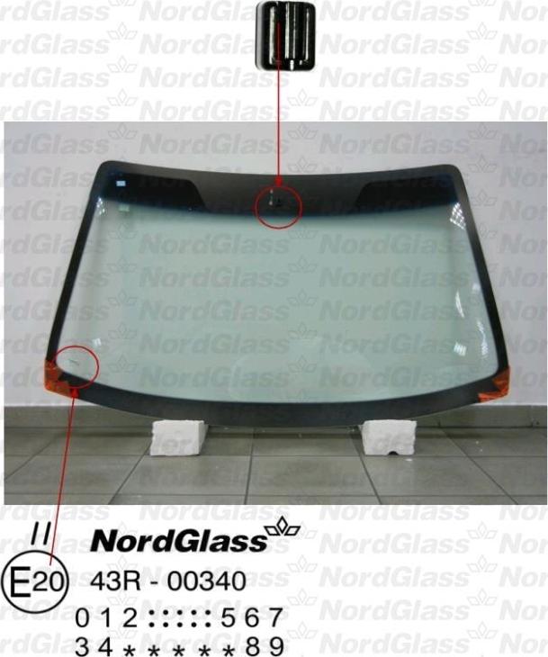 NordGlass 4044429 - Вітрове скло autocars.com.ua