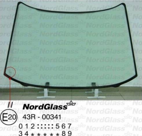 NordGlass 4044436 - Ветровое стекло avtokuzovplus.com.ua