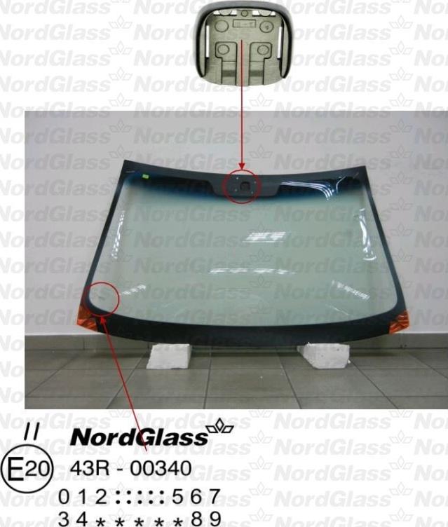 NordGlass 4044457 - Ветровое стекло avtokuzovplus.com.ua