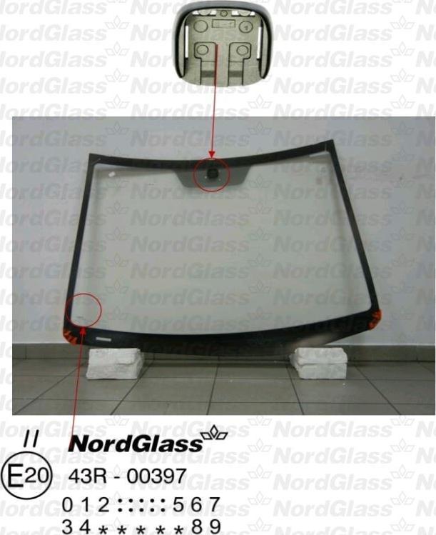 NordGlass 4044458 - Ветровое стекло avtokuzovplus.com.ua