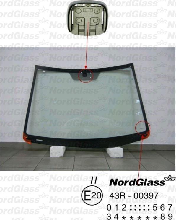 NordGlass 4044459 - Ветровое стекло avtokuzovplus.com.ua