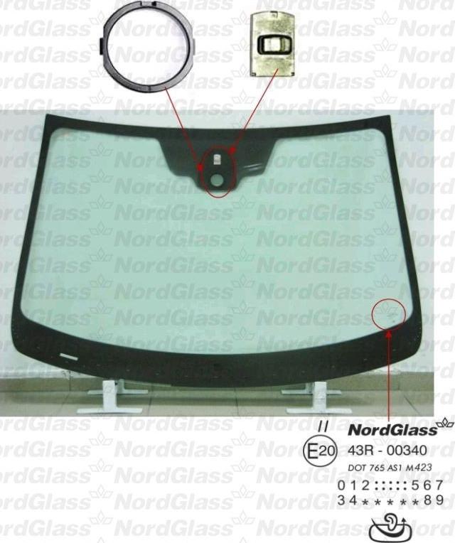 NordGlass 4044476 - Ветровое стекло avtokuzovplus.com.ua