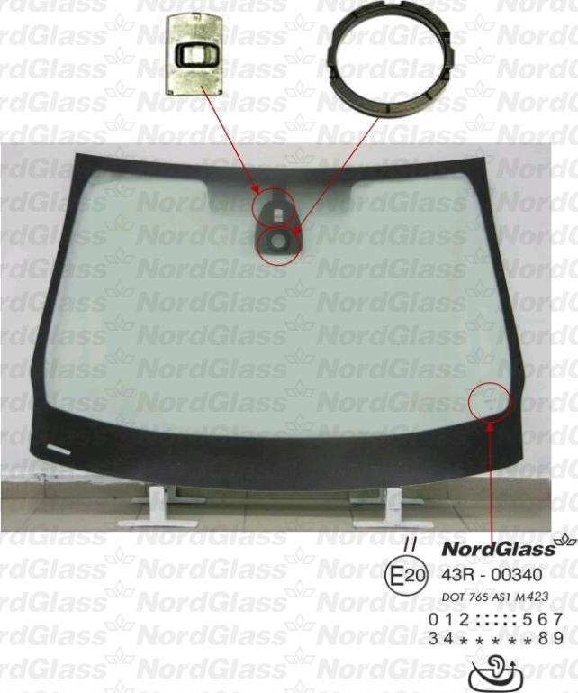 NordGlass 4044477 - Ветровое стекло avtokuzovplus.com.ua