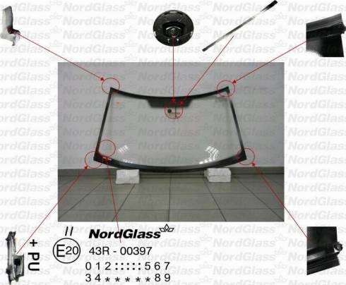 NordGlass 4044492 - Ветровое стекло avtokuzovplus.com.ua