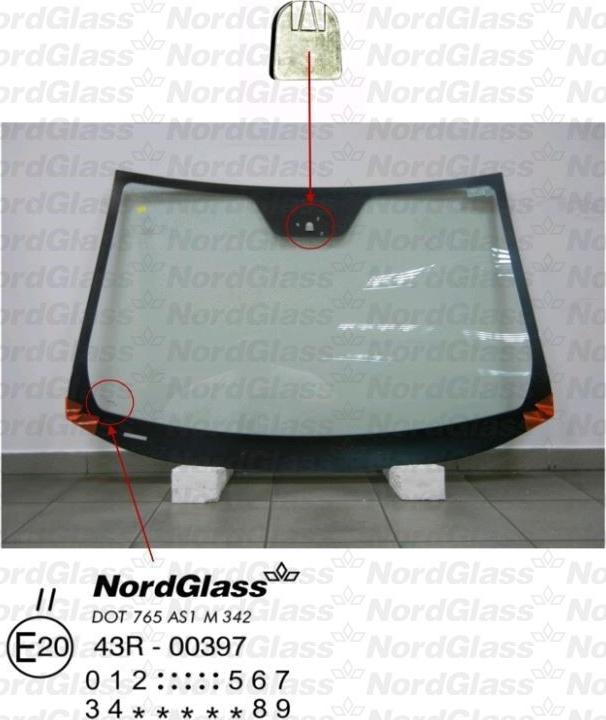 NordGlass 4044494 - Ветровое стекло avtokuzovplus.com.ua