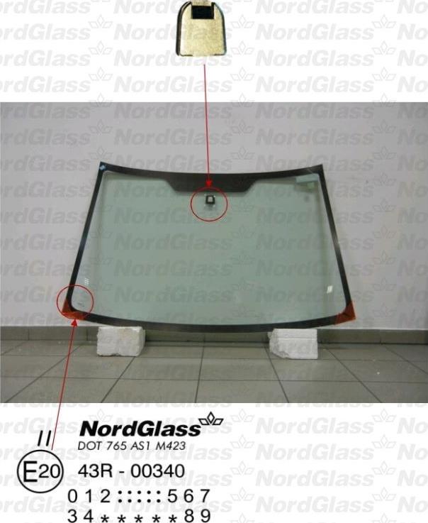 NordGlass 4044498 - Ветровое стекло avtokuzovplus.com.ua