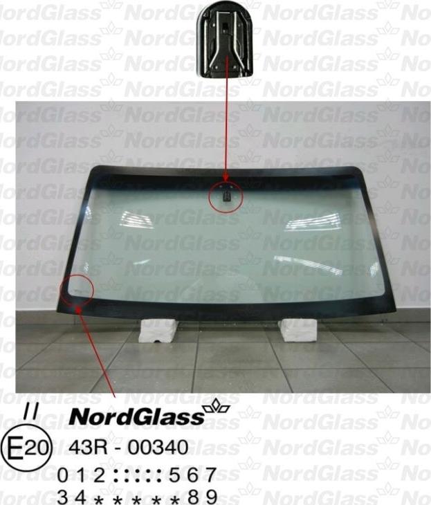 NordGlass 4044503 - Вітрове скло autocars.com.ua