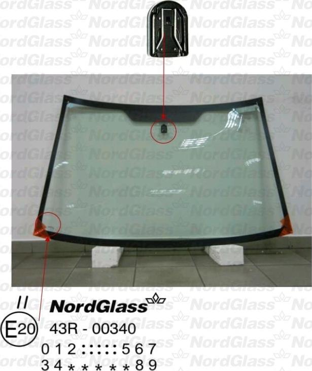 NordGlass 4044506 - Ветровое стекло avtokuzovplus.com.ua