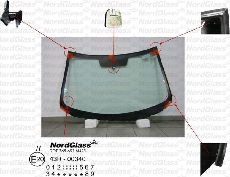 NordGlass 4044529 - Ветровое стекло avtokuzovplus.com.ua